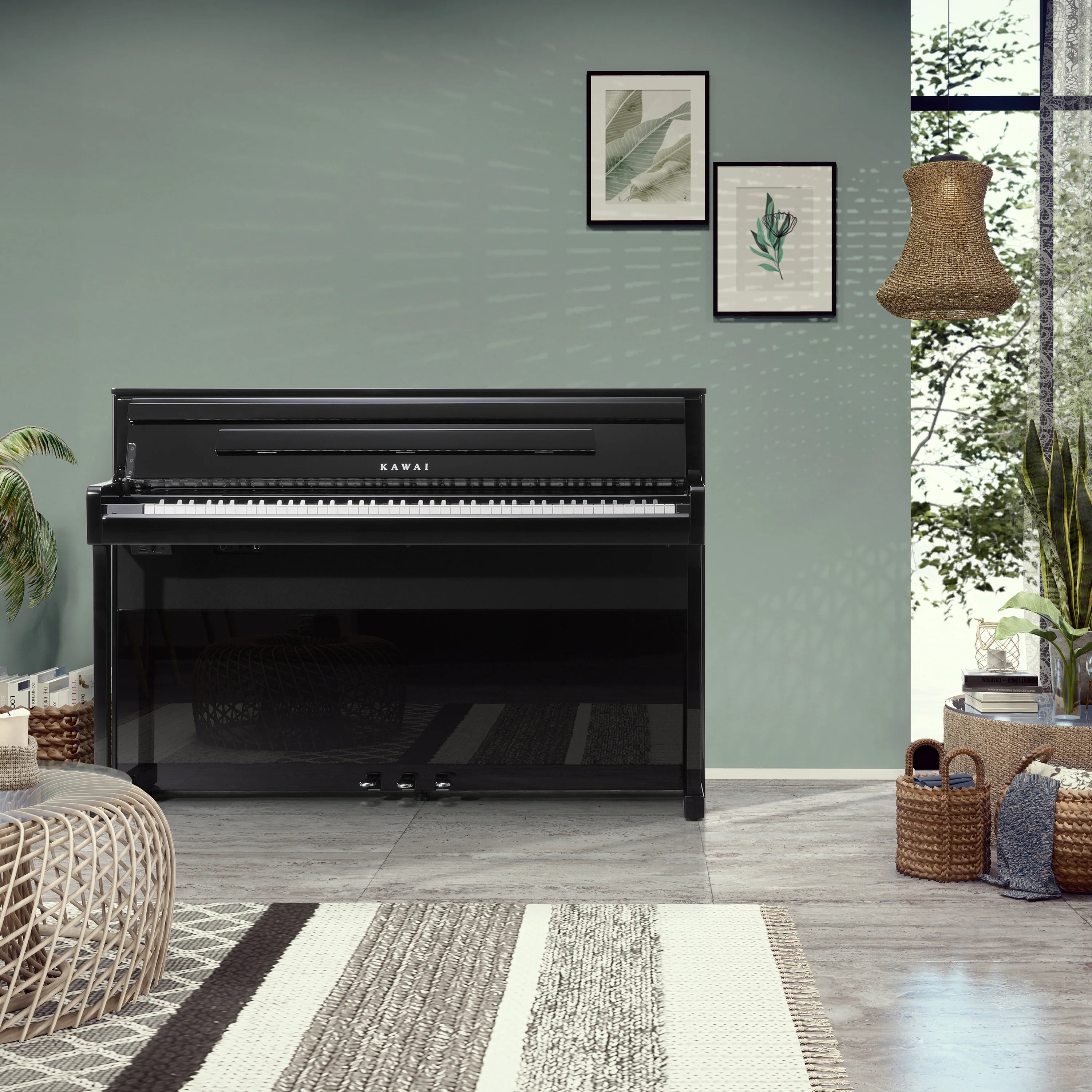Kawai CA901 88-key Wooden-key Digital Piano - Black