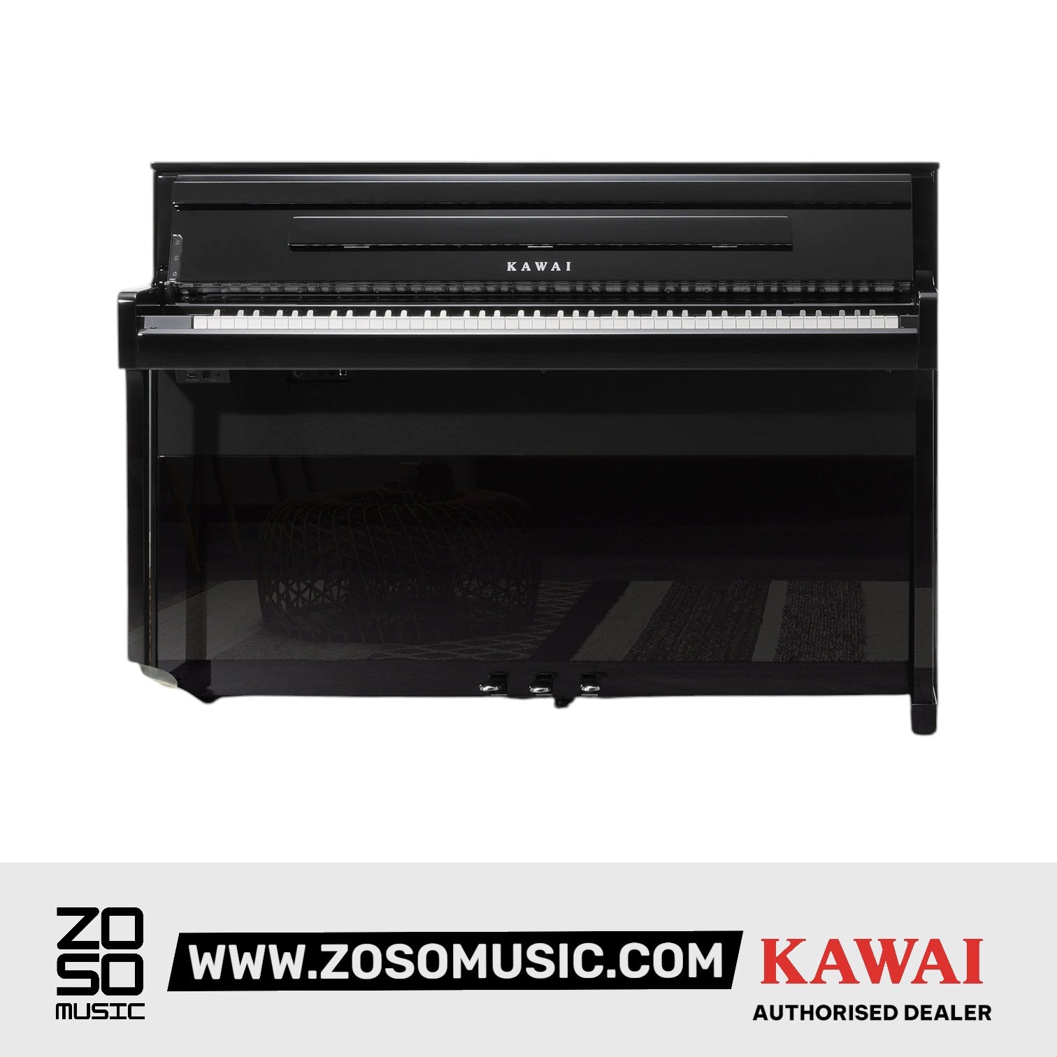Kawai CA901 88-key Wooden-key Digital Piano - Ebony Polished |  KAWAI |  PIANO-DIGITAL |  Zoso Music