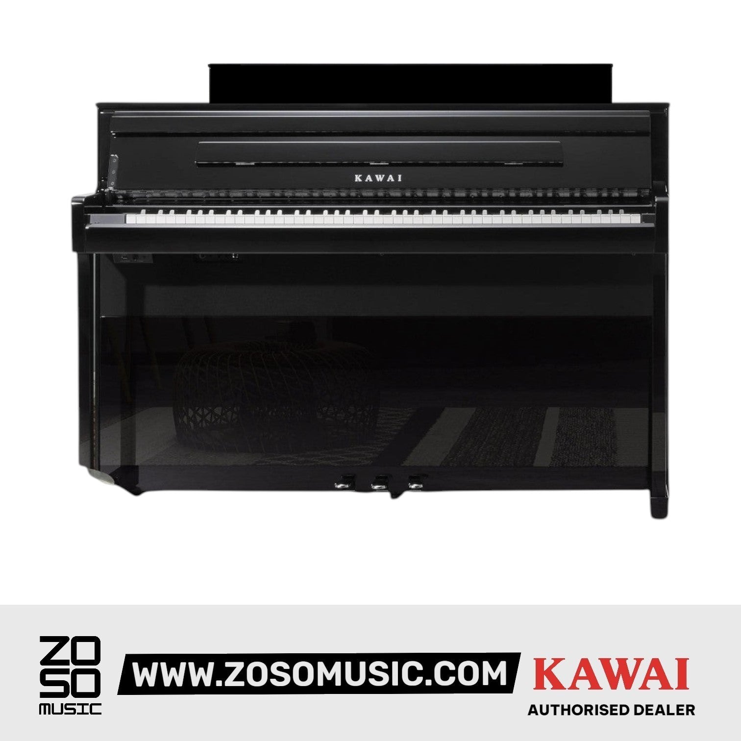 Kawai CA901 88-key Wooden-key Digital Piano - Natural Walnut |  KAWAI |  PIANO-DIGITAL |  Zoso Music