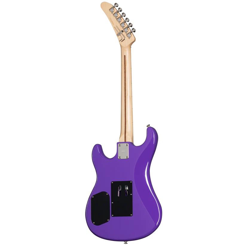 Kramer 84 Purple Splatter Electric Guitar with Premium Gig Bag - Shockwave with Purple Splatter |  KRAMER |  ELECTRIC GUITAR |  Zoso Music