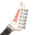 Kramer NightSwan Pixel Hearts Electric Guitar with Premium Gig Bag - Pearl White with Hearts |  KRAMER |  ELECTRIC GUITAR |  Zoso Music