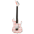 Kramer NightSwan Pixel Hearts Electric Guitar with Premium Gig Bag - Pearl White with Hearts |  KRAMER |  ELECTRIC GUITAR |  Zoso Music