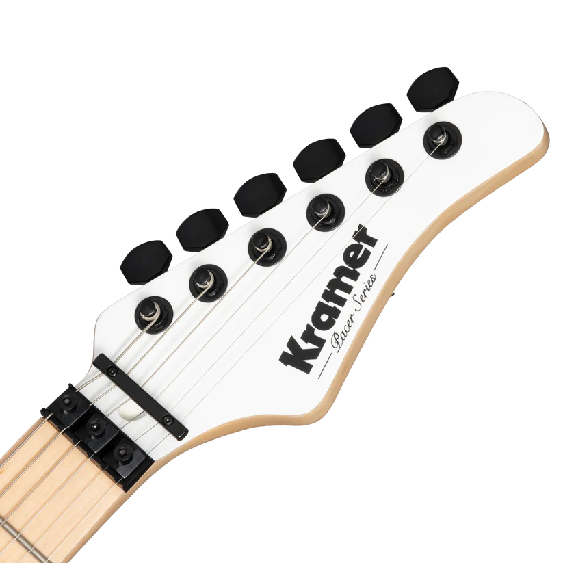 Kramer Pacer Wild Zebra Electric Guitar with Premium Gig Bag - Alpine White with Black Stripes |  KRAMER |  ELECTRIC GUITAR |  Zoso Music