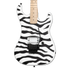Kramer Pacer Wild Zebra Electric Guitar with Premium Gig Bag - Alpine White with Black Stripes | Zoso Music Sdn Bhd