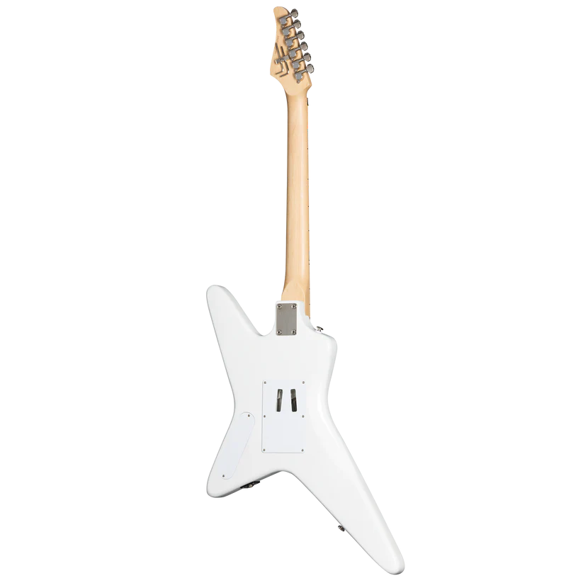 Kramer Voyager Old School Electric Guitar with Premium Gig Bag - Alpine White with Blue Checkers |  KRAMER |  ELECTRIC GUITAR |  Zoso Music