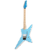 Kramer Voyager Old School Electric Guitar with Premium Gig Bag - Alpine White with Blue Checkers |  KRAMER |  ELECTRIC GUITAR |  Zoso Music