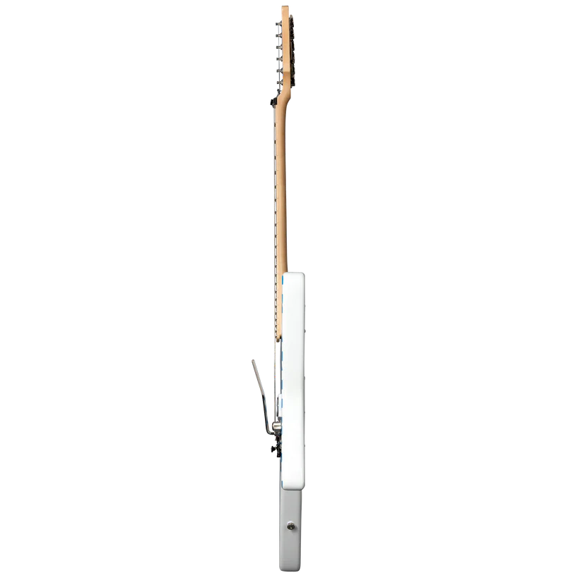 Kramer Voyager Old School Electric Guitar with Premium Gig Bag - Alpine White with Blue Checkers |  KRAMER |  ELECTRIC GUITAR |  Zoso Music