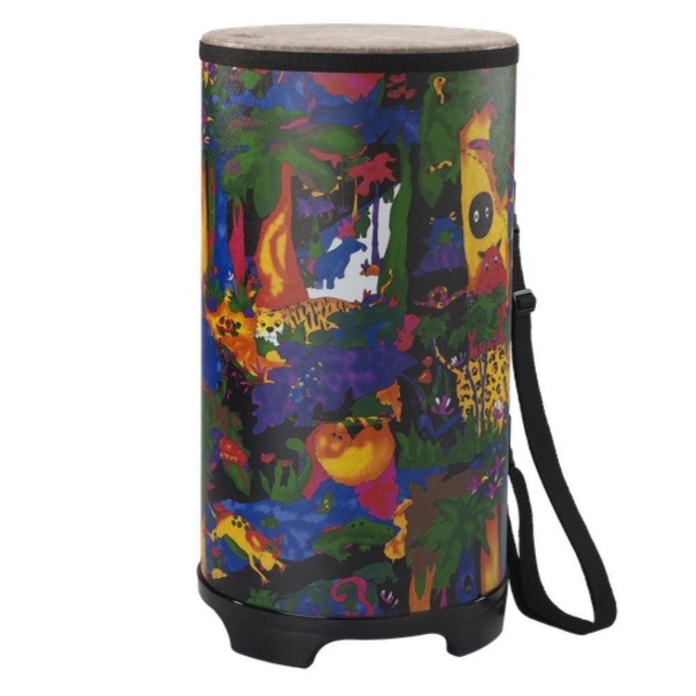 Remo Kd-0010-01 Kids Percussion Tubano Drum 10″, Fabric Rain Forest | Zoso Music Sdn Bhd