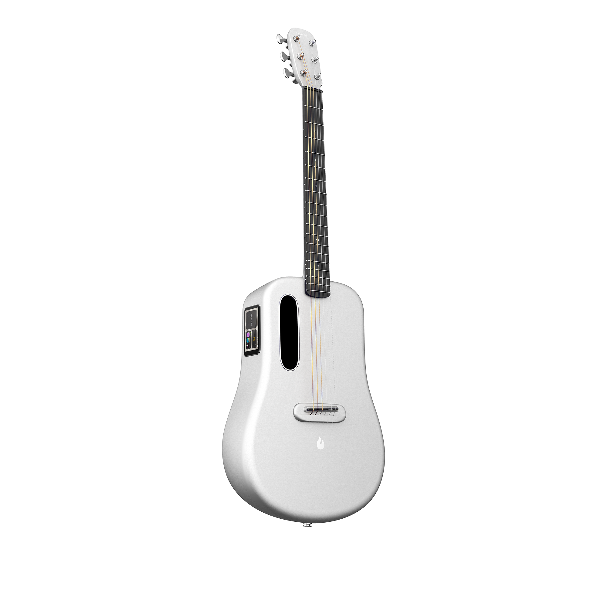 Lava Me 3 36inch Carbon Fiber Smart Guitar with Ideal Bag - White