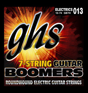 GHS GB7H Boomers 7 String Electric Guitar Strings - Heavy Gauge (013-074) |  GHS |  STRINGS-ELECTRIC GUITAR |  Zoso Music