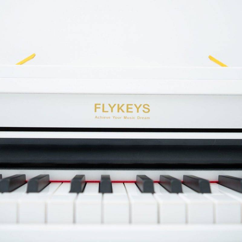 Flykeys FGP110 88-Keys Grand Piano - White