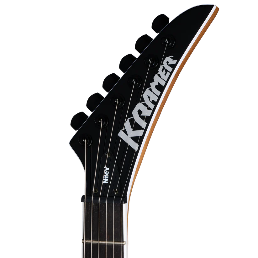 Kramer Nite-V Electric Guitar - Jet Black Metallic |  KRAMER |  ELECTRIC GUITAR |  Zoso Music