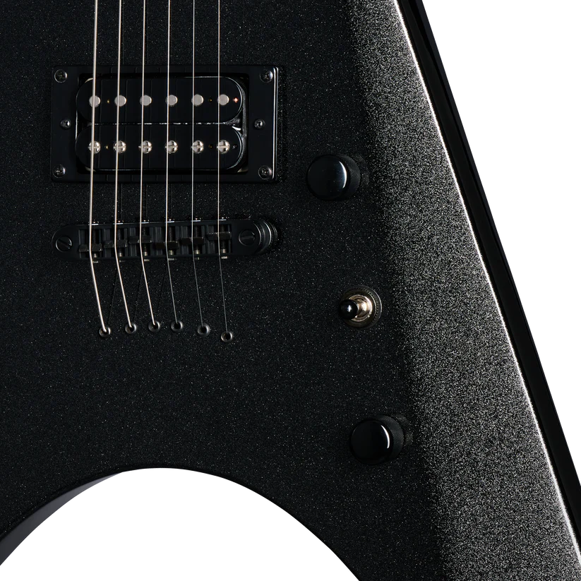 Kramer Nite-V Electric Guitar - Jet Black Metallic |  KRAMER |  ELECTRIC GUITAR |  Zoso Music