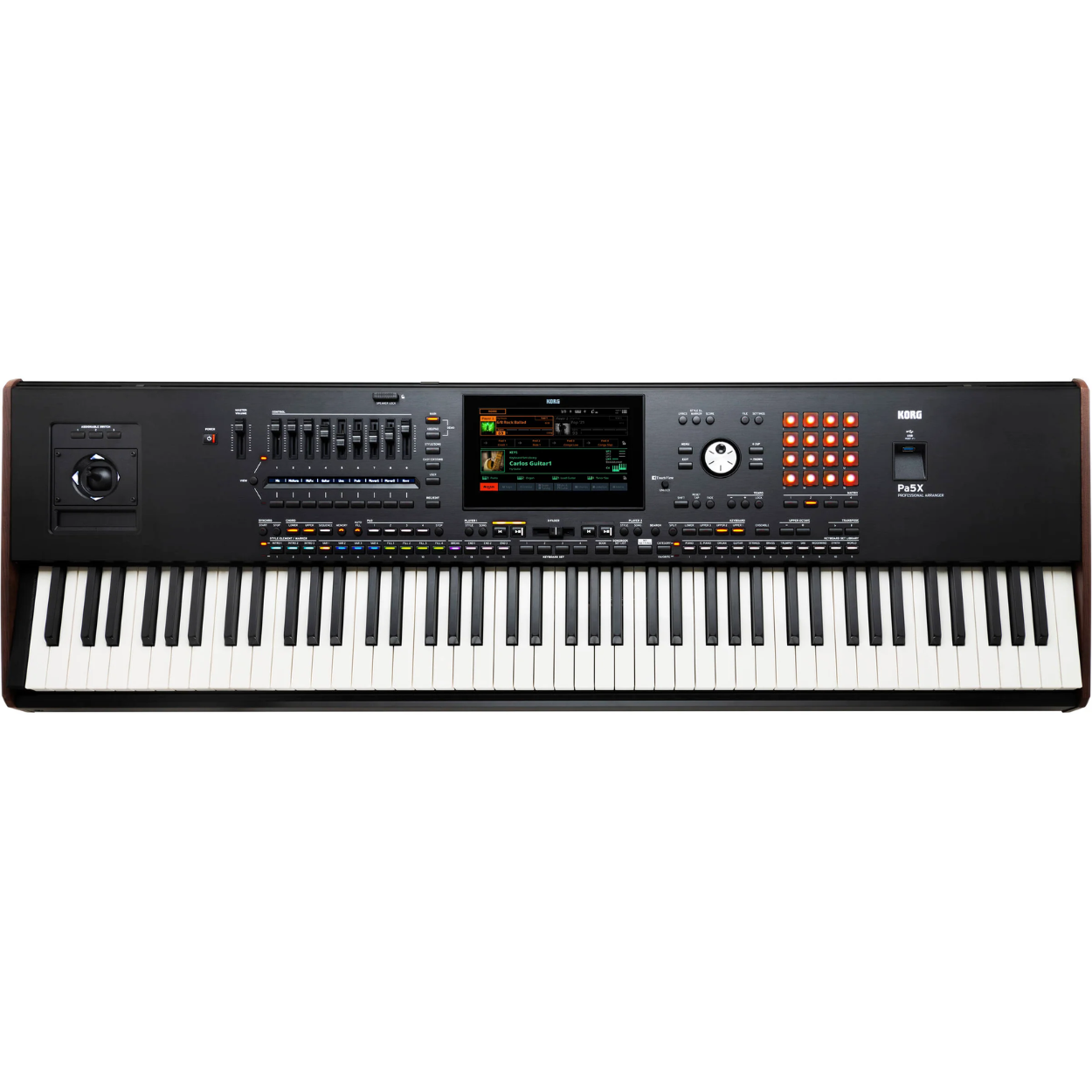 Korg Pa5X 88 Top View Zoso Music