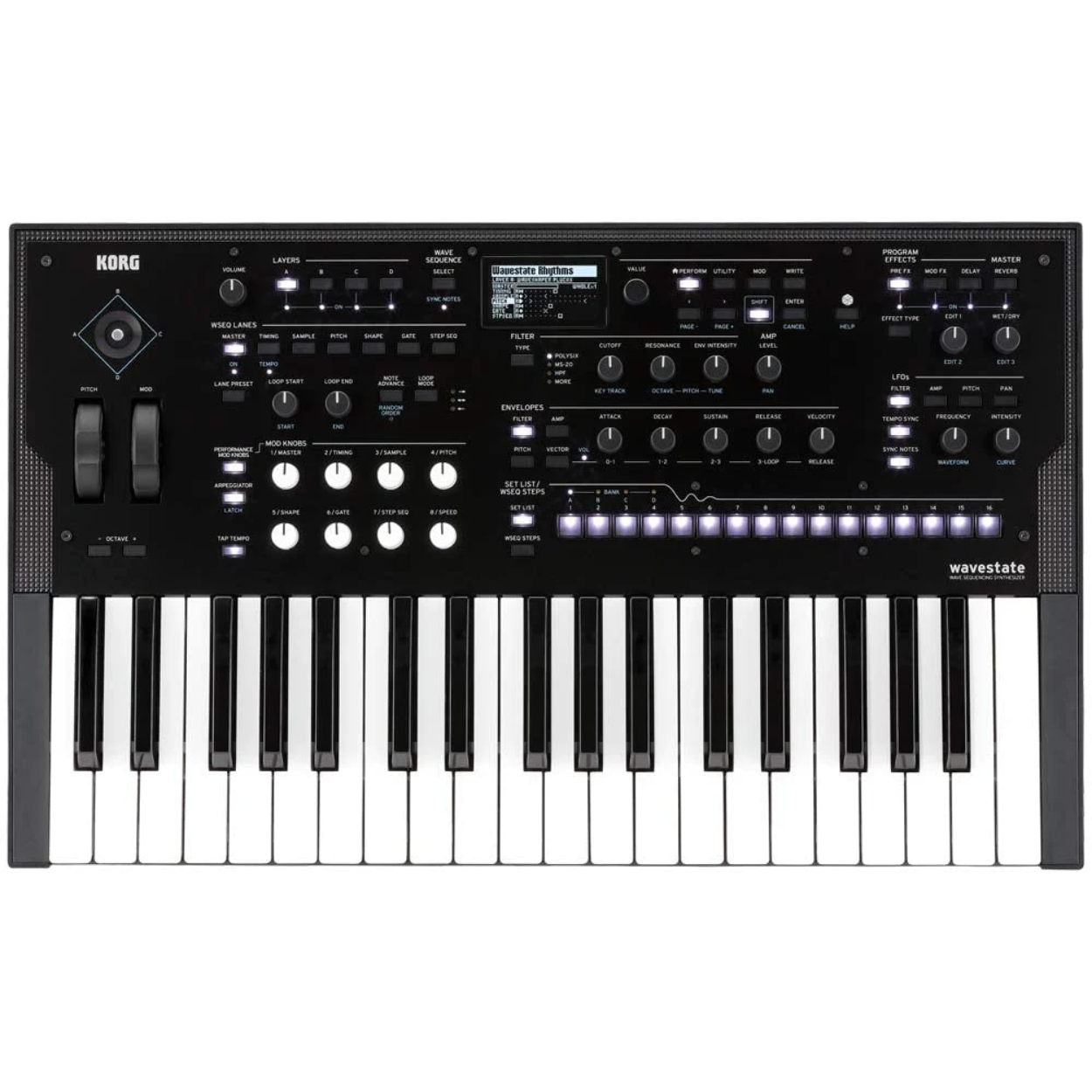 Korg Wavestate Top View Zoso Music
