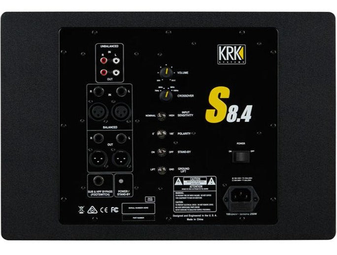 KRK S8.4 8-Inch Powered Studio Subwoofer