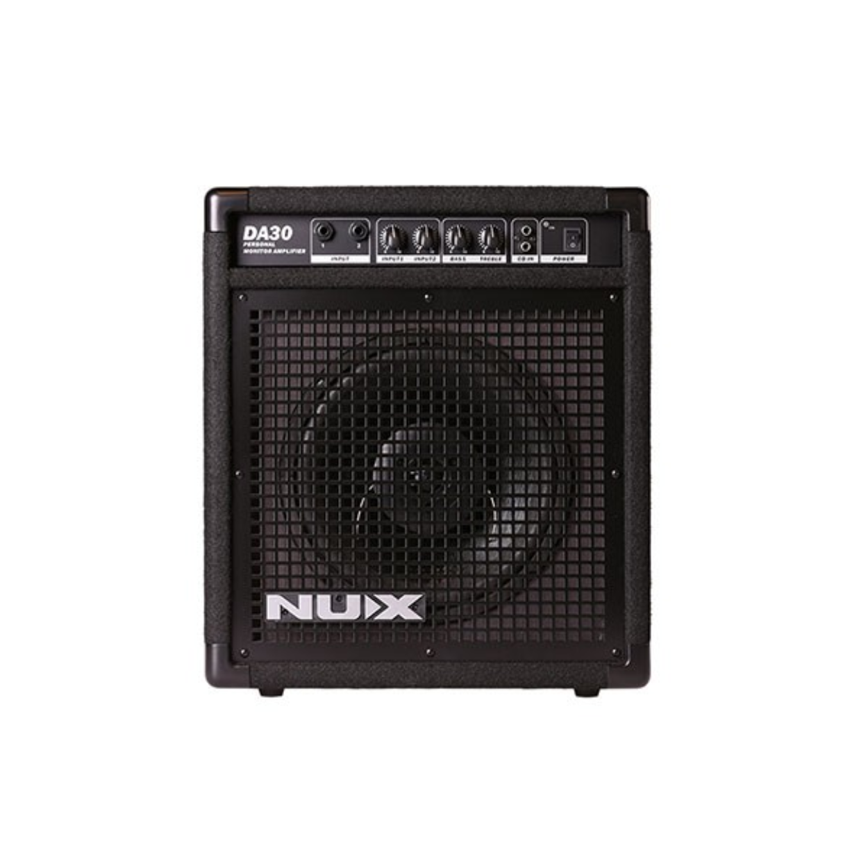 Nux DM-210 5-Piece Digital Electronic Drum with Full Mesh Head and DA-30BT Monitor Amplifier Speaker