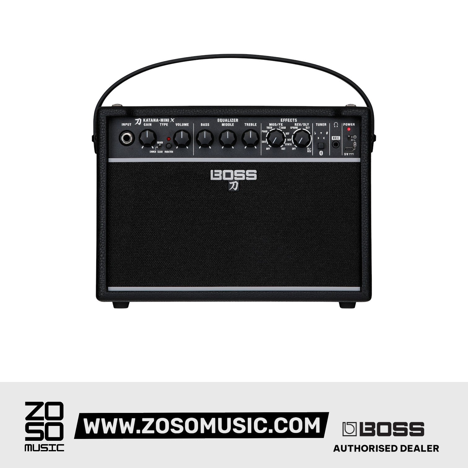 Boss Katana-Mini X 10-watt 1 x 5-inch Portable Guitar Amplifier | Zoso Music Sdn Bhd