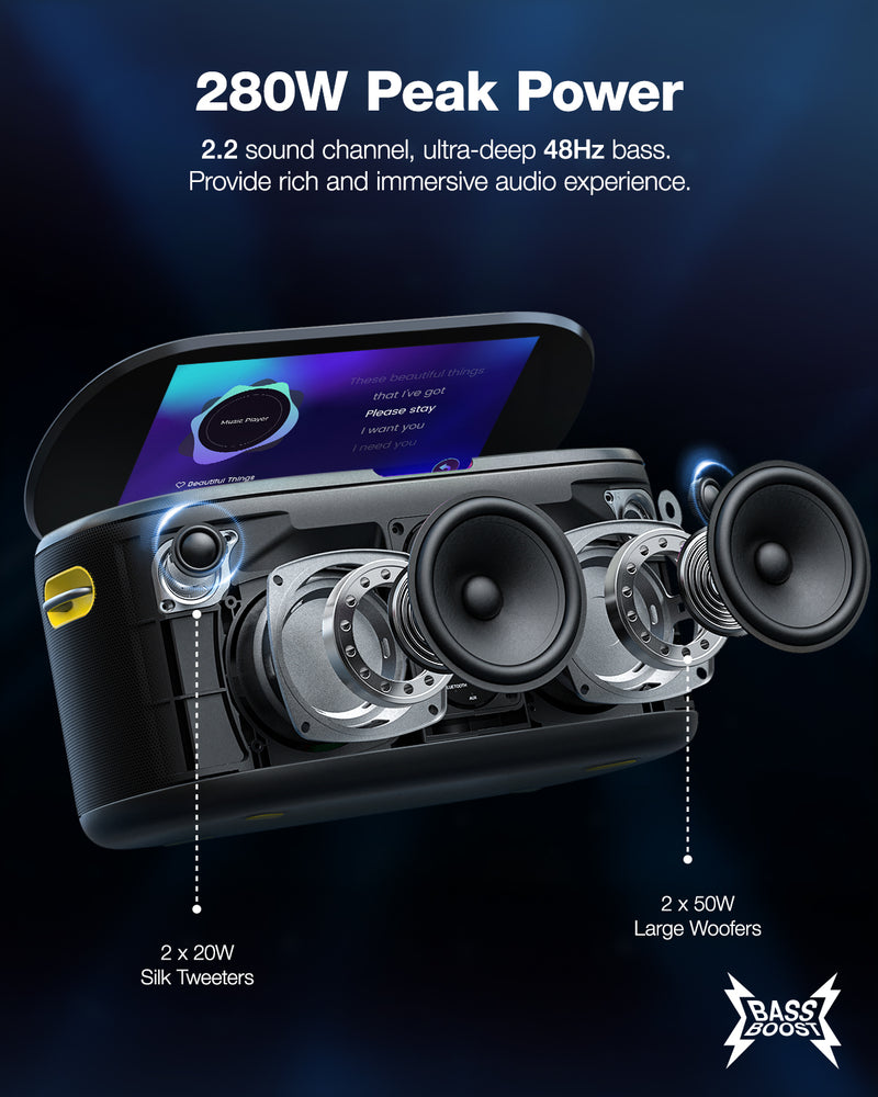 Ikarao Shell S1 Portable Karaoke Machine |  IKARAO |  BLUETOOTH KARAOKE SPEAKER |  Zoso Music