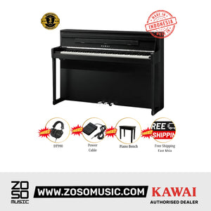 Kawai CA901 88-key Wooden-key Digital Piano - Premium Satin Black |  KAWAI |  PIANO-DIGITAL |  Zoso Music