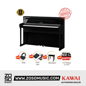 Kawai CA901 88-key Wooden-key Digital Piano - Ebony Polished |  KAWAI |  PIANO-DIGITAL |  Zoso Music