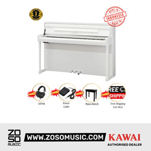 Kawai CA901 88-key Wooden-key Digital Piano - Premium Satin White |  KAWAI |  PIANO-DIGITAL |  Zoso Music