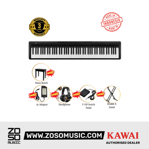 Kawai ES60 88-Key Portable Digital Piano - Black |  KAWAI |  PIANO-DIGITAL |  Zoso Music