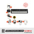 Kawai MP Series MP7SE Digital Piano 88 Keys W/portable Stand Bench & Headphone Black |  KAWAI |  PIANO-DIGITAL |  Zoso Music