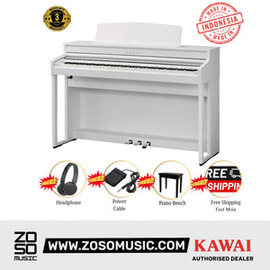 Kawai CA401 88-key Digital Piano - Premium Satin White |  KAWAI |  PIANO-DIGITAL |  Zoso Music