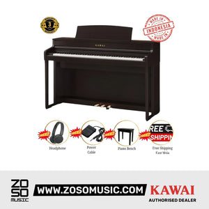 Kawai CA401 88-key Digital Piano - Premium Rosewood |  KAWAI |  PIANO-DIGITAL |  Zoso Music
