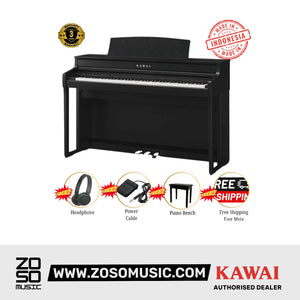 Kawai CA501 88-key Wooden-key Digital Piano - Premium Satin Black (Grade 5-Diploma) |  KAWAI |  PIANO-DIGITAL |  Zoso Music