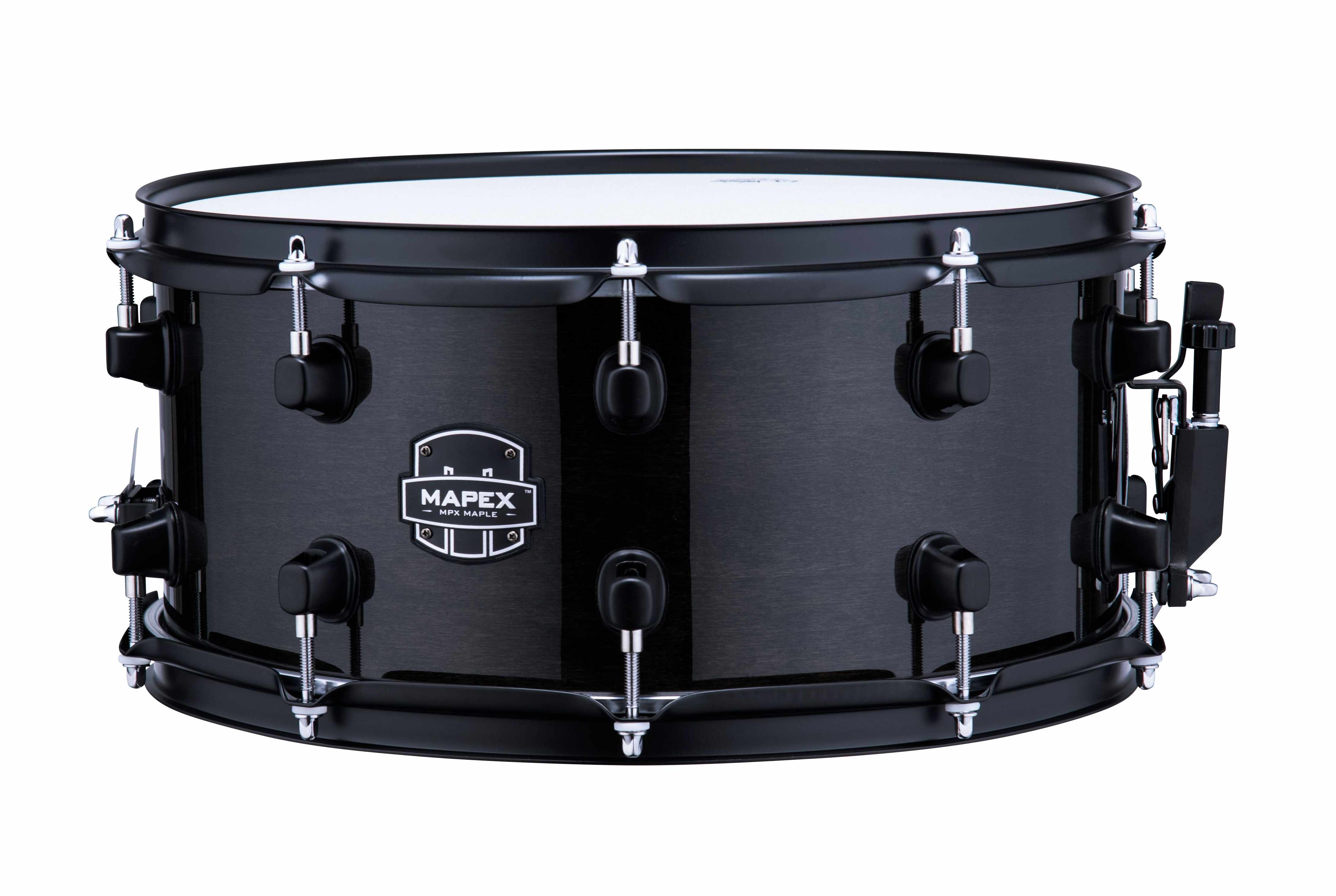 Mapex MPML4800BMB (Transparent Midnight Black) Maple Shell MPX Snare Drum (14