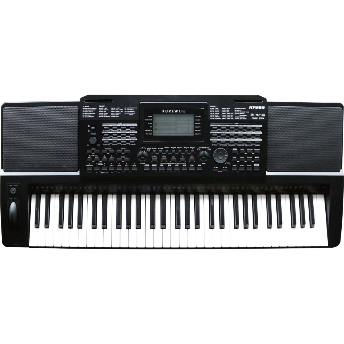KURZWEIL KP200 PORTABLE ARRANGER KEYBOARD 61 KEYS |  KURZWEIL |  KEYBOARD-ARRANGER |  Zoso Music