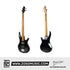 Deviser L-B3-4-BK Bass Guitar, Black |  DEVISER |  BASS GUITAR |  Zoso Music