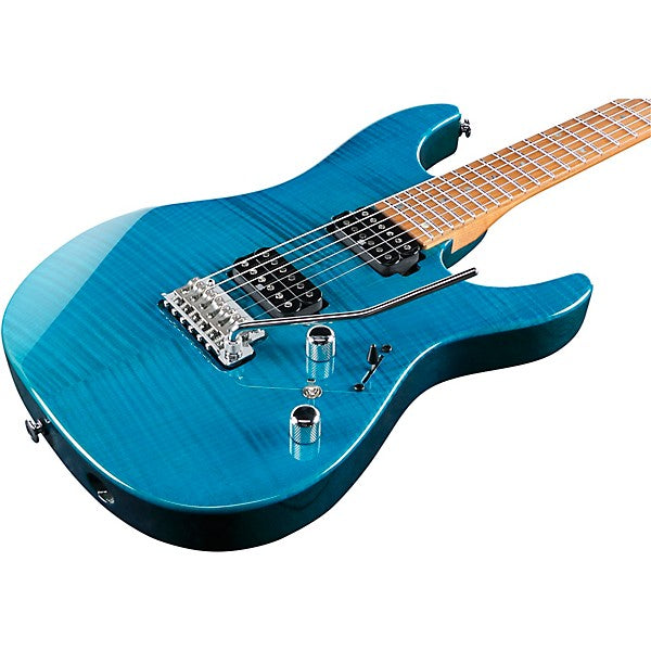 Ibanez Martin Miller Signature MM1 Electric Guitar - Transparent Aqua Blue