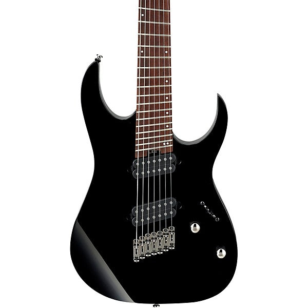 Ibanez RGMS7 7-string Multi-scale Solidbody Electric Guitar - Black | Zoso Music Sdn Bhd