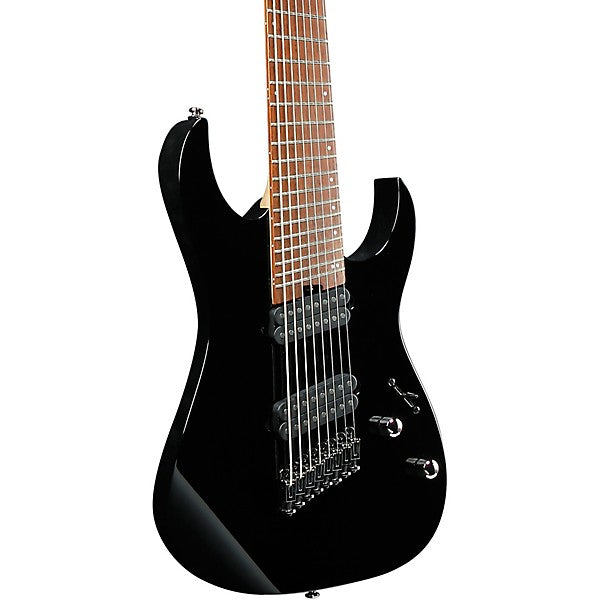 Ibanez RGMS8 Multi-scale 8-String Electric Guitar- Black