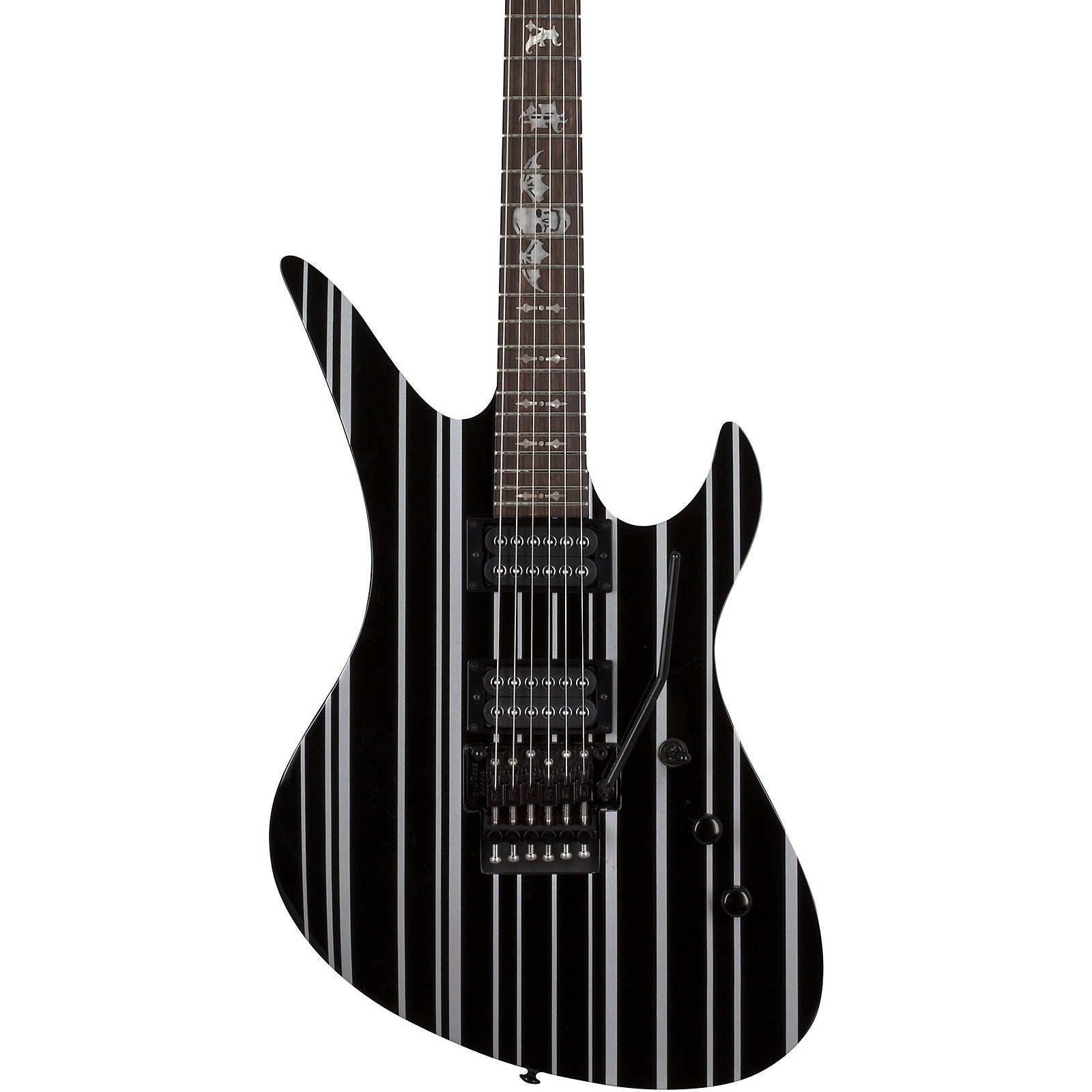 Schecter Synyster Gates Standard - Gloss Black w/Silver Pin Stripes [MII]