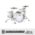 Ludwig L26223TX3T Neusonic 3-Piece Shell Pack (22B+16F+12T), Aspen White |  LUDWIG |  DRUM-ACOUSTIC |  Zoso Music