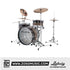 Ludwig L94233LX76WC Vistalite 3-Piece Shell Pack LIMITED EDITION (22B+16F+13T), Tri-Band Black |  LUDWIG |  DRUM-ACOUSTIC |  Zoso Music