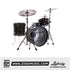 Ludwig L94233LXV6WC Vistalite 3-Piece FAB Drum Kit (22B+16F+13T), Smoke |  LUDWIG |  DRUM-ACOUSTIC |  Zoso Music