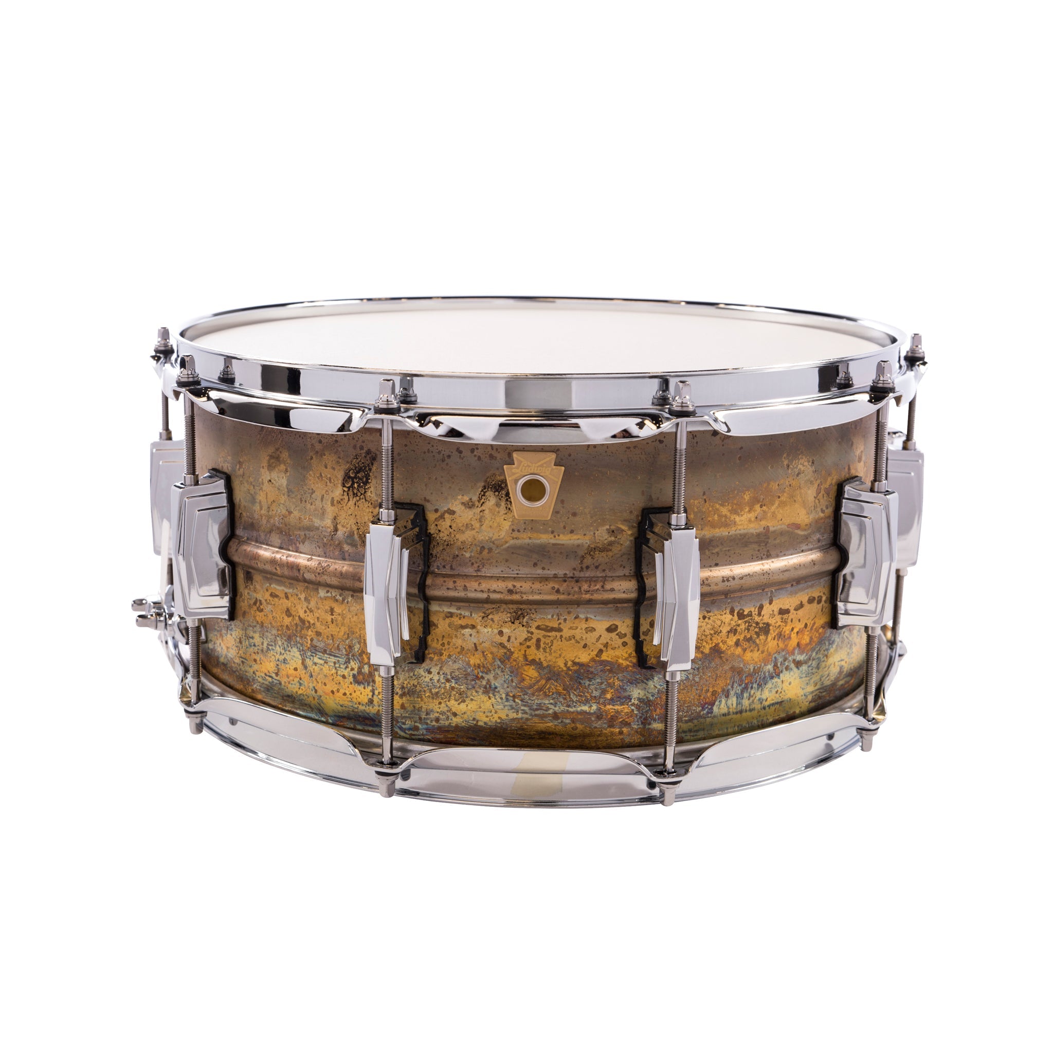 Ludwig LB464R 6.5x14inch Raw Brass Phonic Snare Drum