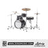 Ludwig LC179XX016DIR Breakbeats By Questlove 4-Piece Drum Kit w/ Bag, Black Gold Sparkle |  LUDWIG |  DRUM-ACOUSTIC |  Zoso Music