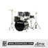 Ludwig Ljr1061dir 5-piece Junior Drum Kit W/ Hardware+throne+cymbal, Black |  LUDWIG |  DRUM-ACOUSTIC |  Zoso Music
