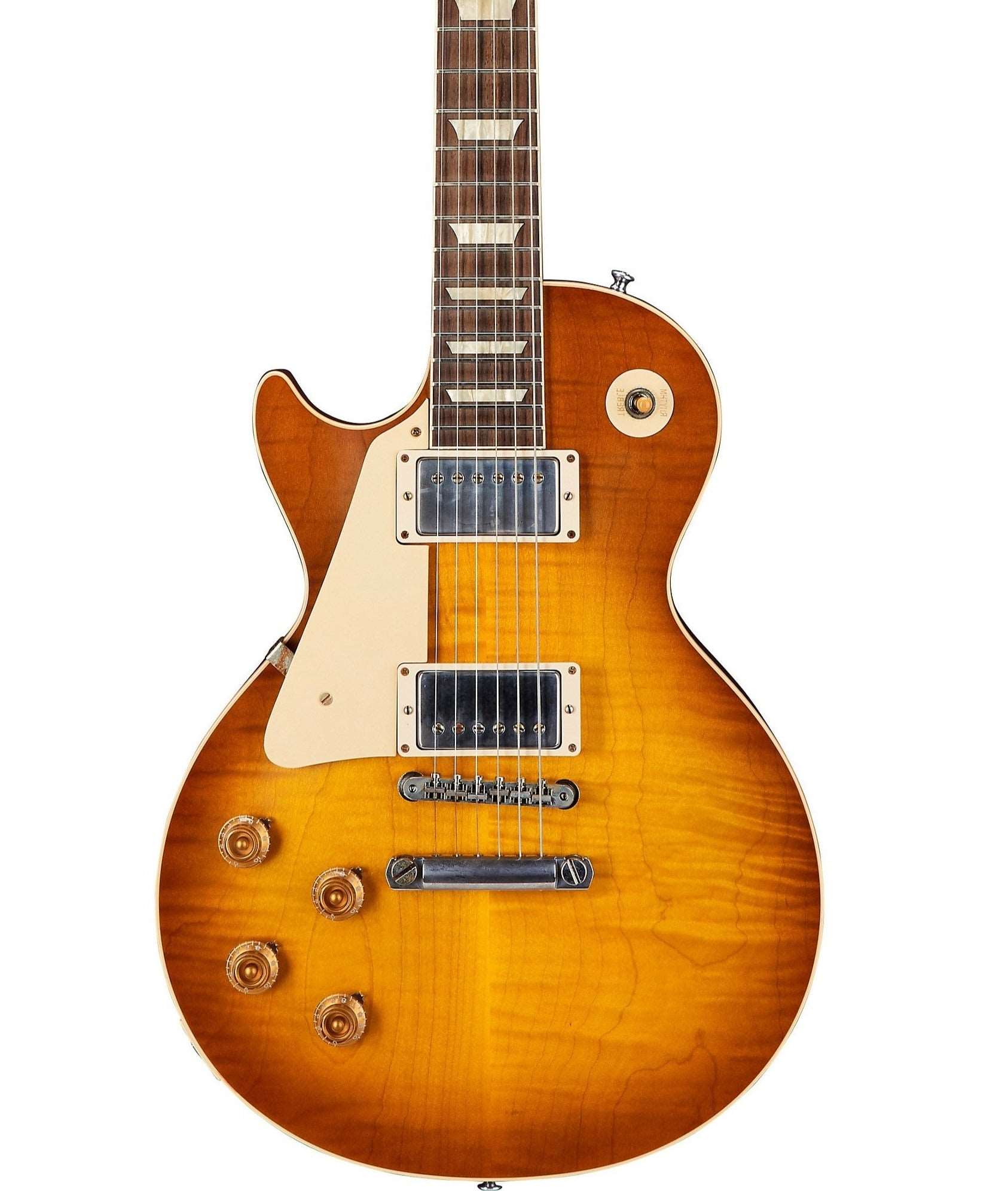 Gibson 1958 Les Paul Standard Reissue VOS (Left-handed) Electric Guitar, Iced Tea Burst (LPR58LHVOITNH1)
