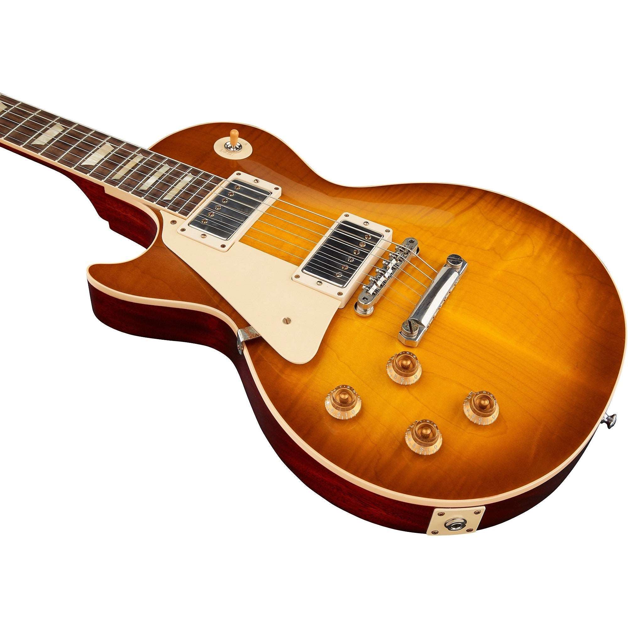 Gibson 1958 Les Paul Standard Reissue VOS (Left-handed) Electric Guitar, Iced Tea Burst (LPR58LHVOITNH1)