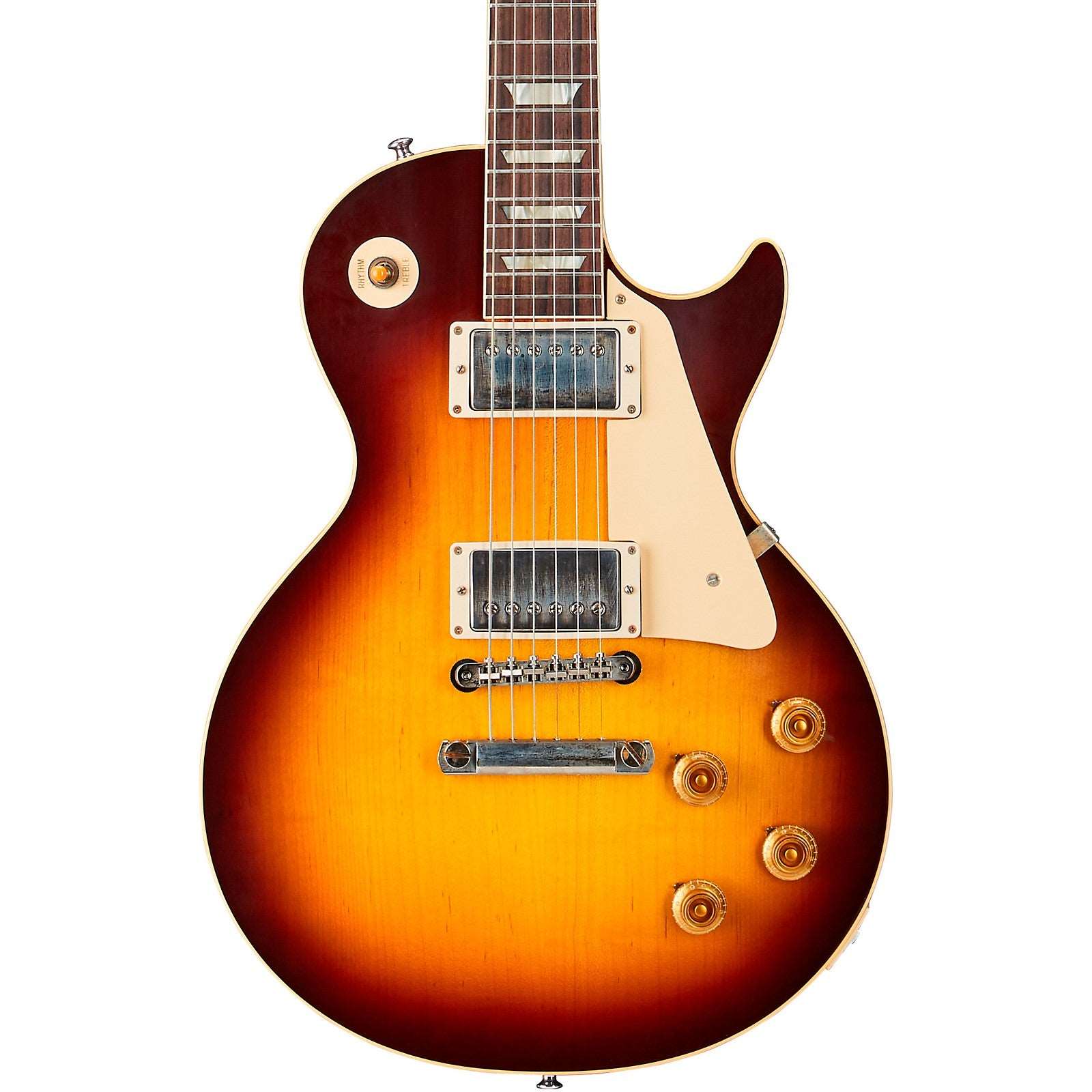 Gibson 1958 Les Paul Standard Reissue VOS Electric Guitar, Bourbon Burst (LPR58VOBBNH1)
