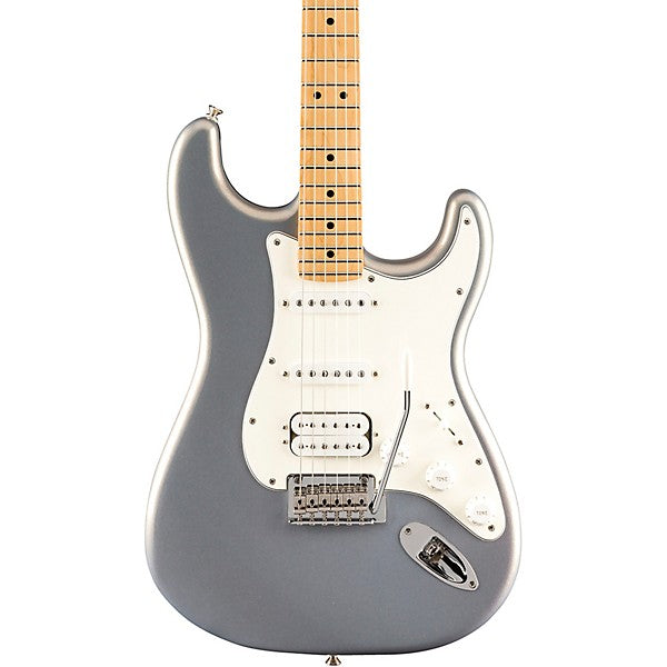 Fender Player HSS Stratocaster Electric Guitar, Maple FB, Silver