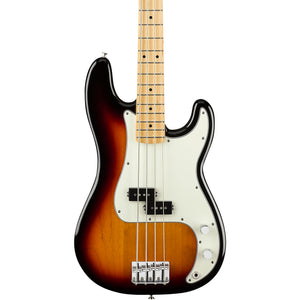 Fender Player Precision Bass Electric Guitar, Maple FB, 3-Tone Sunburst |  FENDER |  BASS GUITAR |  Zoso Music