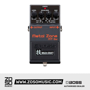 BOSS MT-2W METAL ZONE WAZA CRAFT DISTORTION PEDAL (MT2W / MT 2W) | BOSS , Zoso Music